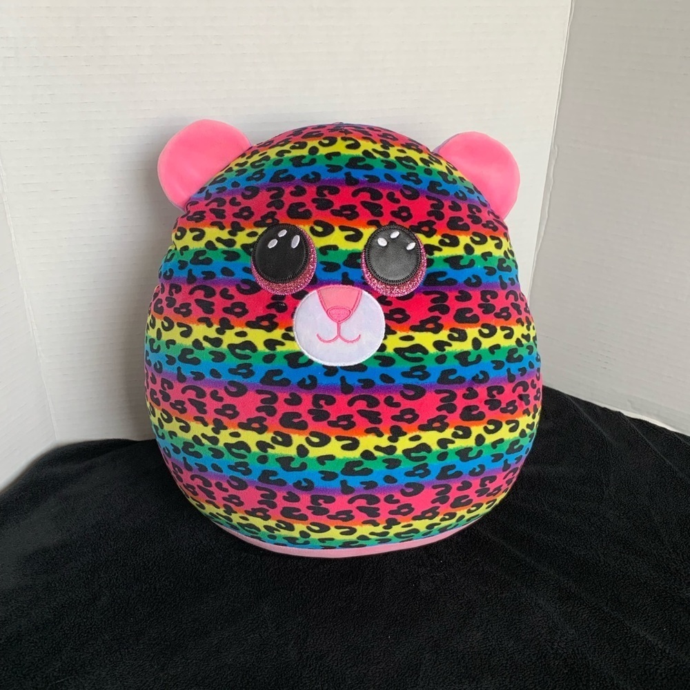 Ty‎ Dotty Leopard Squish Stuffed Animal